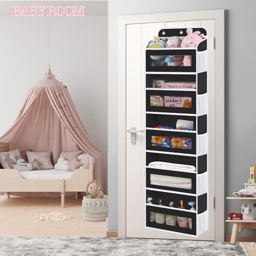KYEVIS Over The Door Organizer, 5 Shelves Closet Door Hanging Organizer - Image 5