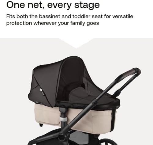Bugaboo Mosquito Net for Fox, Donkey & Kangaroo Strollers – Soft Mesh Insect - Image 3