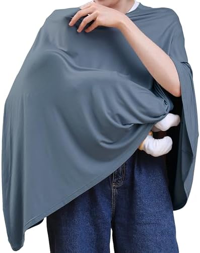 Seejoy Nursing Cover for Breastfeeding, 360°Full Coverage Nursing Poncho by Unknown