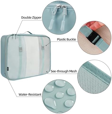 BAGAIL 6 Set/8 Set/10 Set Packing Cubes Various Sizes Packing Organizer - Image 5