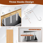 5 Tier Over the Door Organizer for Bathroom - Image 4