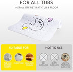 PRATIQUE Kids Bath Mat for Tub Non Slip，40 X 16 Inch Extra Long Kids Bathtub - Image 7
