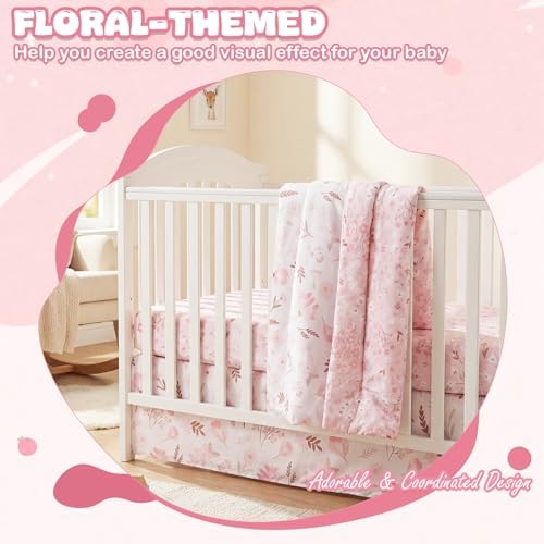 Hahafelt 4 Pieces Crib Bedding Set - Image 6