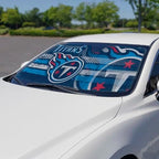 Fanmats NFL Windshield Sun Auto Shade, Sun Shield Sun Visor Accordion tri-fold - Image 2