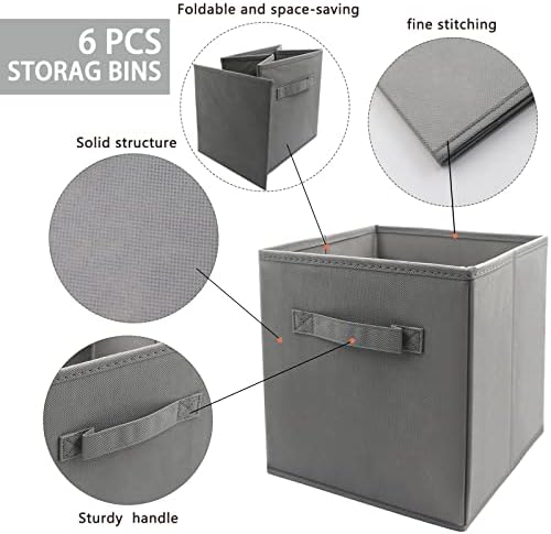 EBIGIC storage bins collapsible storage bins, cube storage organizer - Image 3