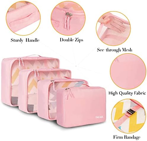 BAGAIL 8 Set Packing Cubes Luggage Packing Organizers - Image 4
