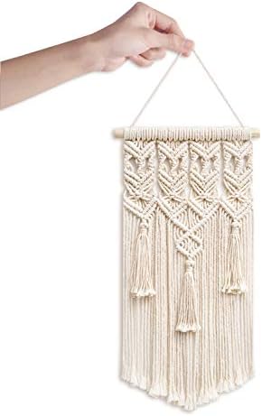 Mkono 2 Pcs Macrame Wall Hanging, Boho Woven Chic Tapestry Decor - Image 4