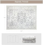 8x10 Washable Area Rugs for Living Room, Dining Room - Image 2