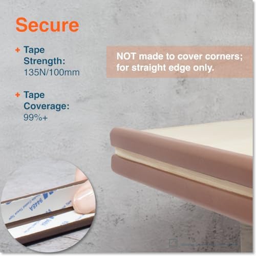 Roving Cove Furniture Edge Protector, Desk Edge Cover, Small 9ft Edge Only - Image 4