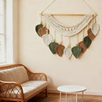 MSFENG Macrame Wall Hanging Tapestry Boho Wall Decor Wall Art Decorations - Image 4