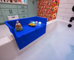 Tub Topper Mini Bathtub Splash Guard & Bath Shelf by TubTopper