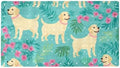 Bathtub Mat Non Slip 26.8x15.1In, Dogs Floral Bath Mat by Anna+Cowper