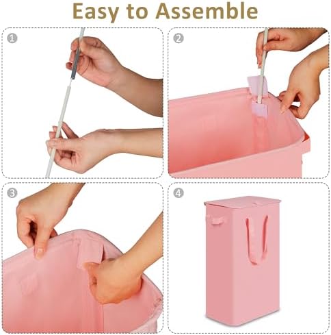 efluky Slim Laundry Basket - Image 4