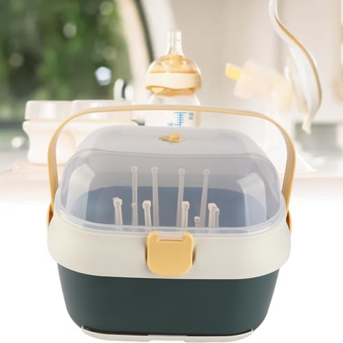 Ejoyous Baby Bottle Drying Rack, Compact Dust Proof Storage Box - Image 5
