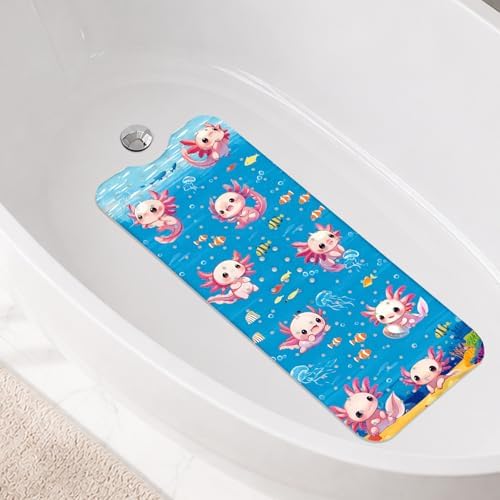 Axolotl Bath Mat for Tub Non Slip, Kids Bath Mat for Baby - Image 4