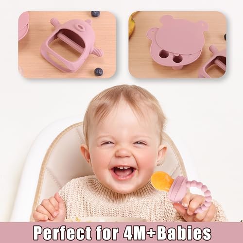 3-in-1 Baby Food & Fruit Feeder Set – Breastmilk Popsicle Mold - Image 4