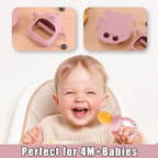 3-in-1 Baby Food & Fruit Feeder Set – Breastmilk Popsicle Mold - Image 4
