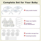 Sippy Cup Conversion Kit for Philips Avent Natural Baby Bottles, Weighted Straw - Image 5