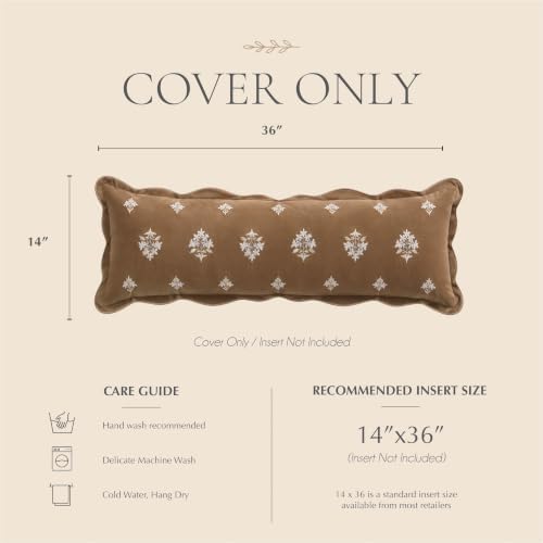 BlissBlush Long Lumbar Pillow Cover 14x36 - Image 6
