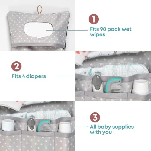 HAMUR Baby Diaper Bag Organizer – Compact & Foldable Stroller Pouch - Image 3
