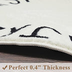 Topotdor Round ABC Area Rug, 71 Inch Soft Floor Carpet - Image 3