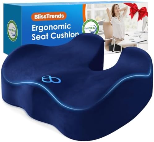 BlissTrends Memory Foam Seat Cushion by BlissTrends