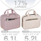 NISHEL Travel Toiletry Bag for women, Portable Hanging makeup Organizer - Image 3