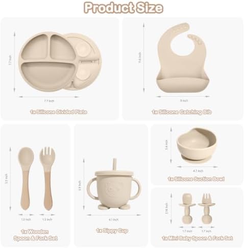 Silicone Baby Feeding Utensils Set - Image 2