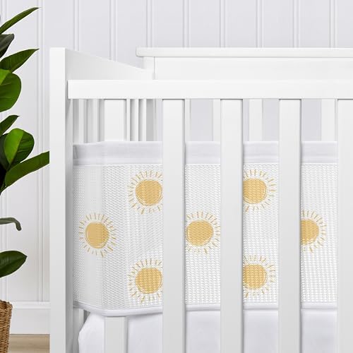 Sweet Jojo Designs + BreathableBaby 2-Piece Breathable Mesh Crib Liner Set - Image 4