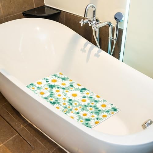 Bath Tub Shower Mat, Washable Bathtub Floor Mats, Suction Cups and Drain Holes - Image 5