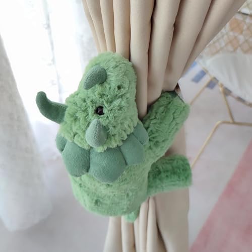 1 Pair Cute Curtain Tiebacks Cartoon Animal Dinosaur/Crocodile Decorative - Image 2