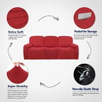 PureFit Super Stretch 3 Seats Recliner Sofa Couch Cover - Image 3