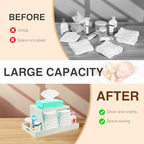 Three colors Diaper Organizer, Wooden Diaper Caddy Organizer, Changing Table - Image 5