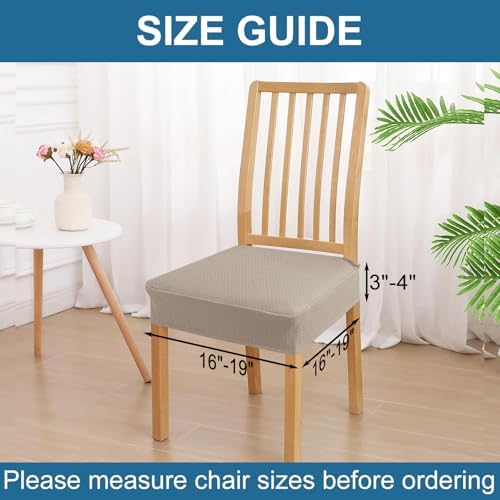 Smiry Waterproof Seat Covers for Dining Room Chairs - Image 2