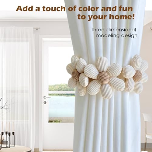 SRG Curtain Tiebacks for Curtains 2 Pack, Decorative Curtain Holdbacks for - Image 2