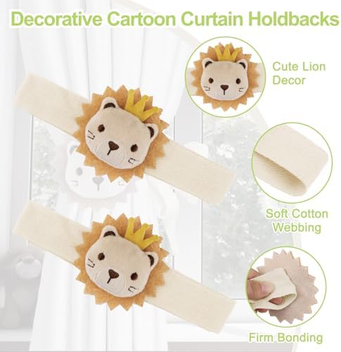 Cute Cartoon Animal Curtain Tiebacks - Image 4