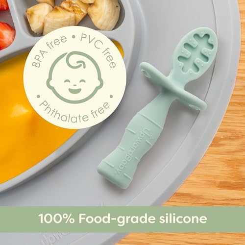 Upward Baby Silicone Baby Feeding Spoon - Image 6