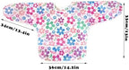 PandaEar 3 Pack Waterproof Baby Long Sleeve Bibs - Image 4