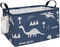 Rectangular Blue dinosaur Storage Bin Nursery Hamper by FANKANGStorageBasket