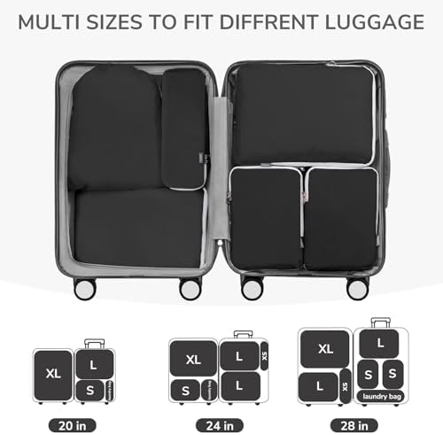 CherryNow 7 Set Compression Travel Packing Cubes - Image 5