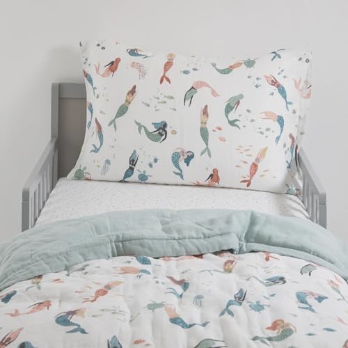 Little Unicorn Toddler Bedding 3-Piece Set | Includes Comforter, Crib Sheet & - Image 3