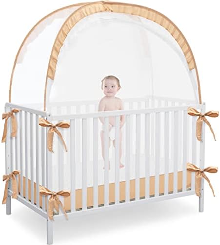 L RUNNZER Pop Up Baby Crib Tent, Safety Tent to Keep Toddler from Climbing Out by L+RUNNZER