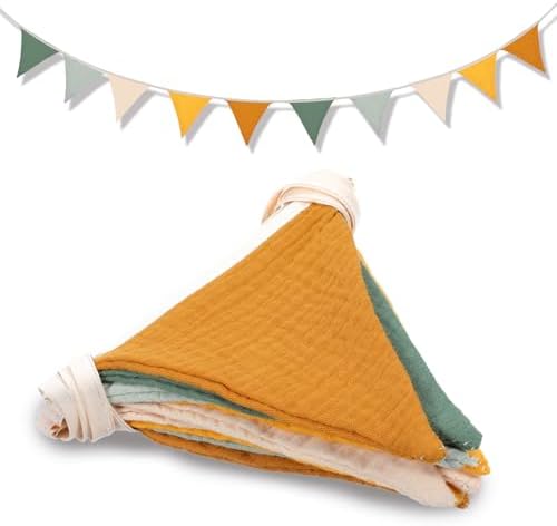 Nogeqi Pennant Banner Flags, Boho Garland Triangle Bunting Banner by Unknown