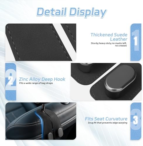 Car Seat Headrest Hooks - Image 6