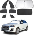 TINGLU Window Shades for Audi Q7 SUV 2016-2025 2026 Accessories Side Full by TINGLU
