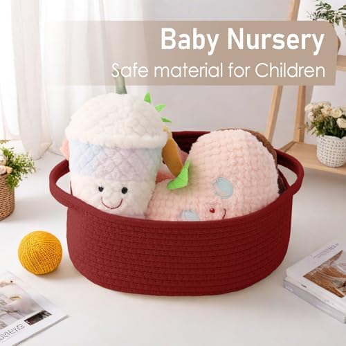 JMvicyroam Small Woven Basket, Empty Gift Basket - Image 5