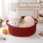 JMvicyroam Small Woven Basket, Empty Gift Basket - Image 5