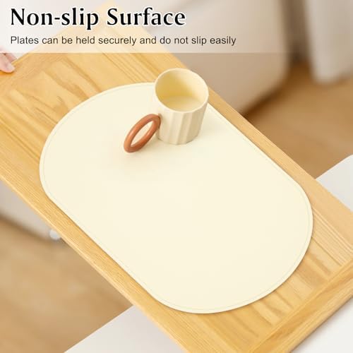 Silicone Placemat Set of 2, Heat Resistant Placemats - Image 6