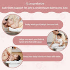 PPBB – Baby Bath Support for Sink & Undermount Bathroom Sink – Easy Hygiene - Image 3