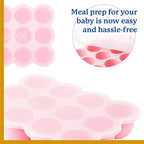 Samuelworld Baby Breast Milk and Food Storage Container, 12 Portions x 2.5oz - Image 5